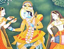 Pichwai Painting ~ Radha Krishan { 2' X 3' }